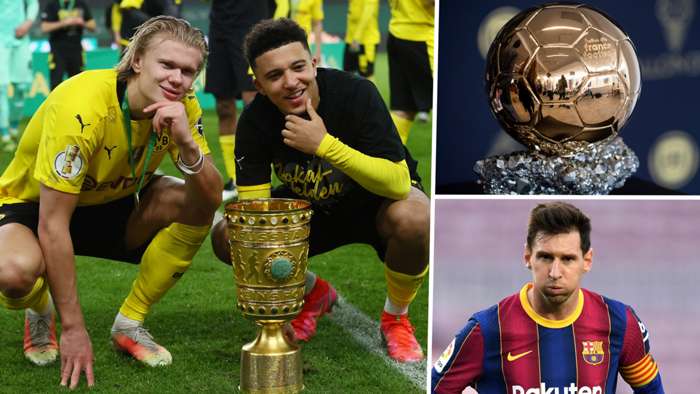 Bảng xếp hạng quyền lực Ballon d'Or 2021: Bộ đôi Dortmund đang thăng hoa khi hy vọng của Messi tắt dần Bảng xếp hạng quyền lực Ballon d'Or 2021: Bộ đôi Dortmund đang thăng hoa khi hy vọng của Messi tắt dần