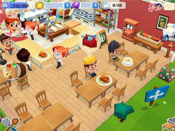 Game nhà hàng hay nhất - Restaurant Story 2