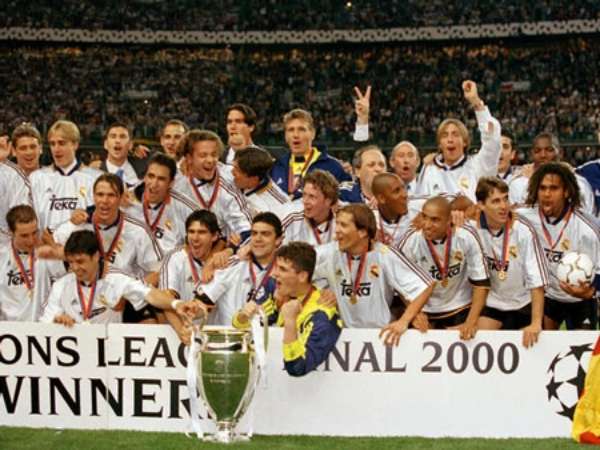 Real Madrid lên ngôi vô địch Cup C1 năm 2000