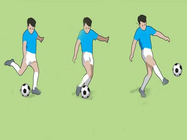 Những kỹ thuật sút bóng phổ biến