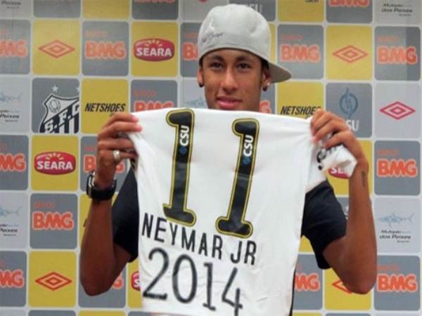 Số áo Neymar Santos – Khởi đầu của một huyền thoại