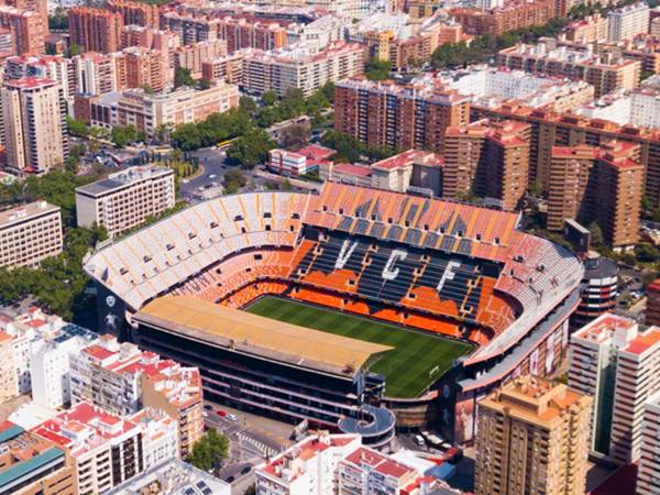 Thiết kế sân vận động Mestalla đầy ấn tượng